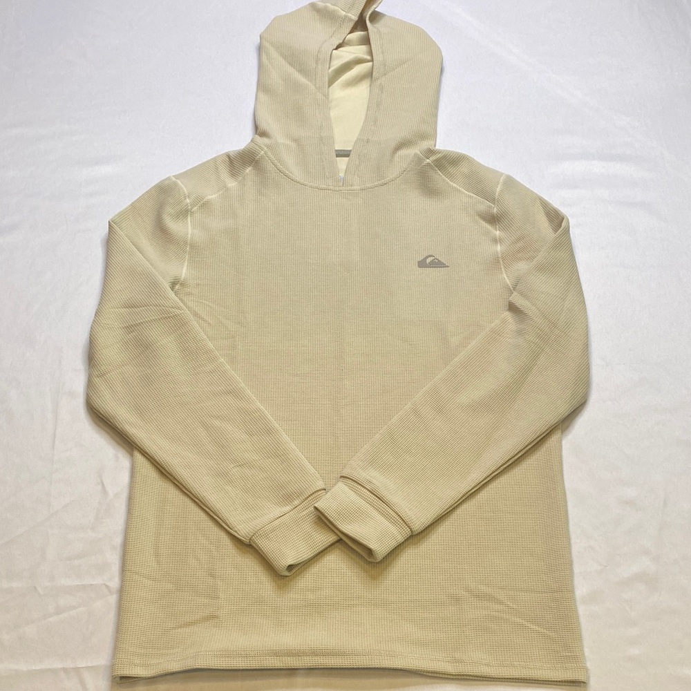 NWOT Quiksilver Men's Tan Lightweight Hoodie‎ Sweater